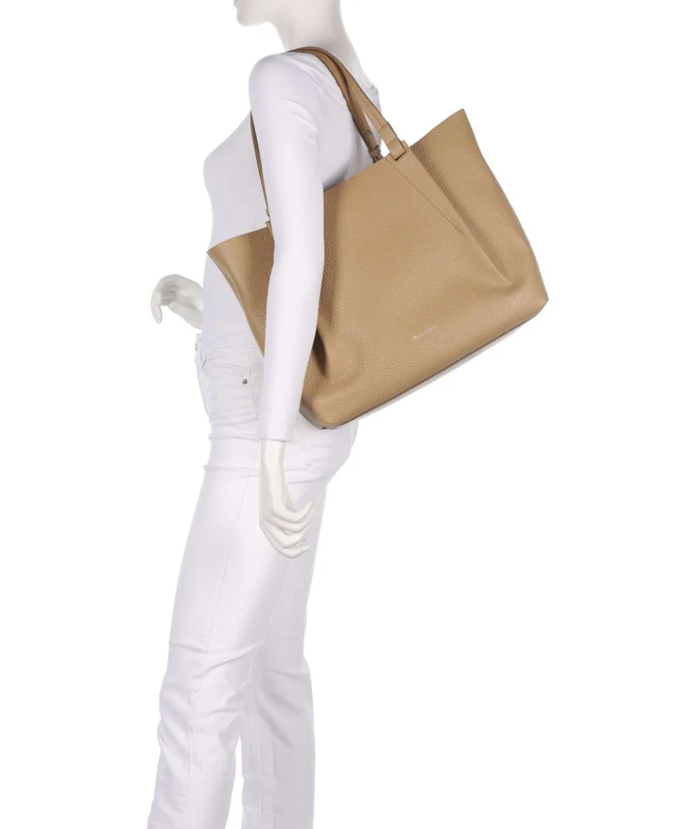 Bellar M Shopper genarbtes Rindsleder beige