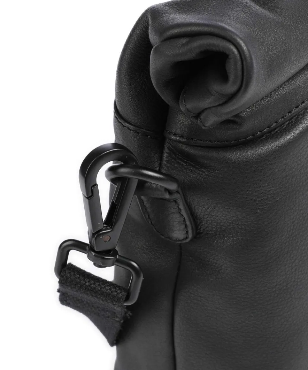 4Seasons Ziska Handtasche fein genarbtes Leder schwarz