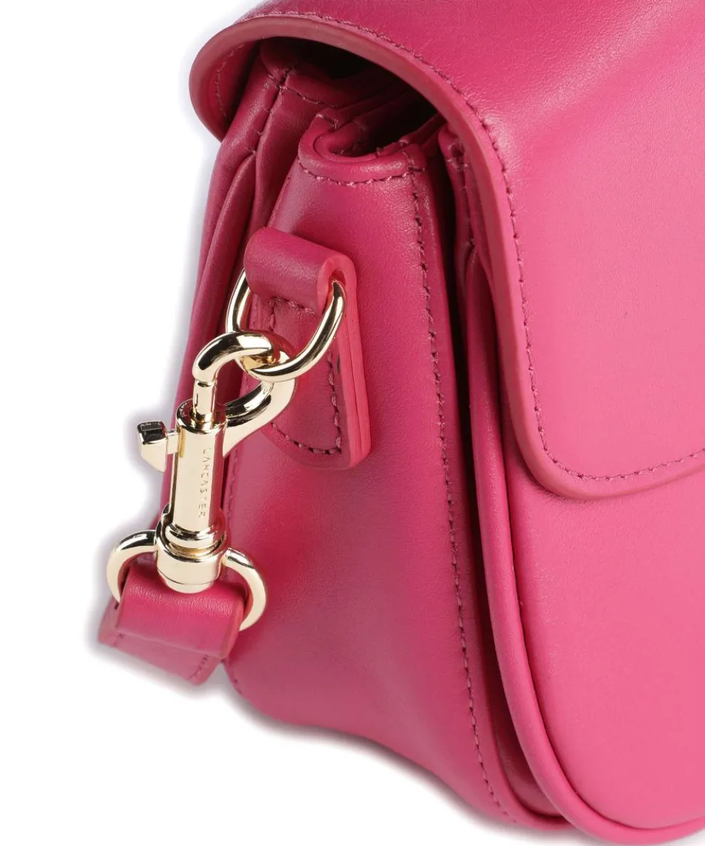Donna Fia Umhängetasche fein genarbtes Rindsleder pink