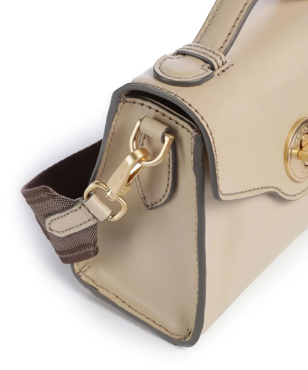 Irene Umhängetasche fein genarbtes Rindsleder beige