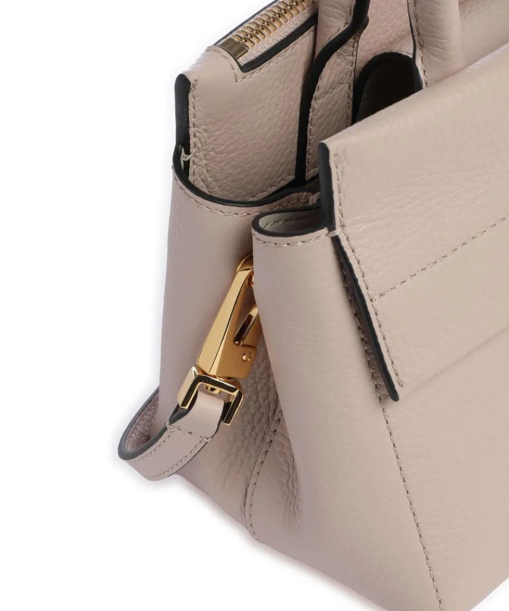 Arlettis Handtasche genarbtes Rindsleder altrosa