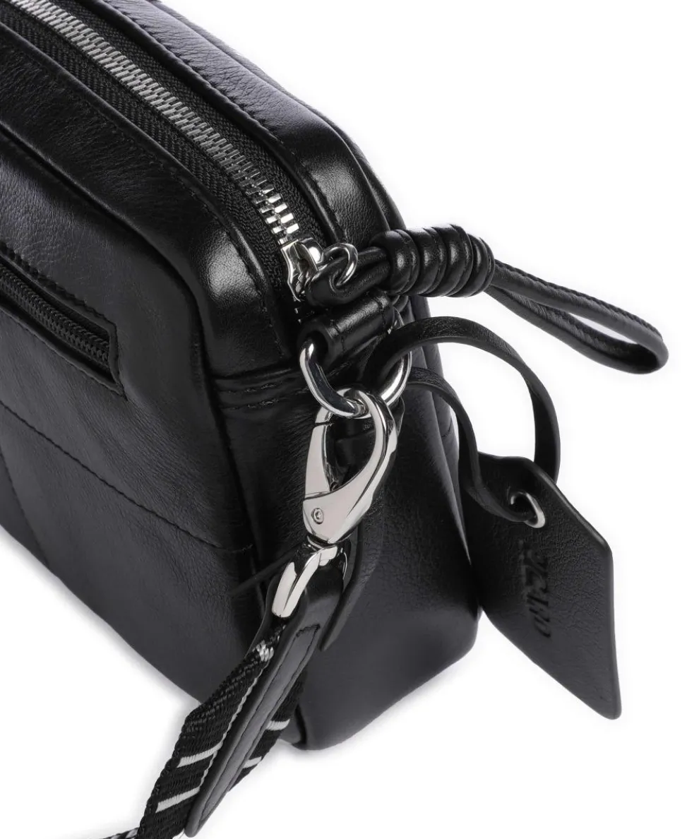 Plaza Umhängetasche weiches Rindsleder schwarz