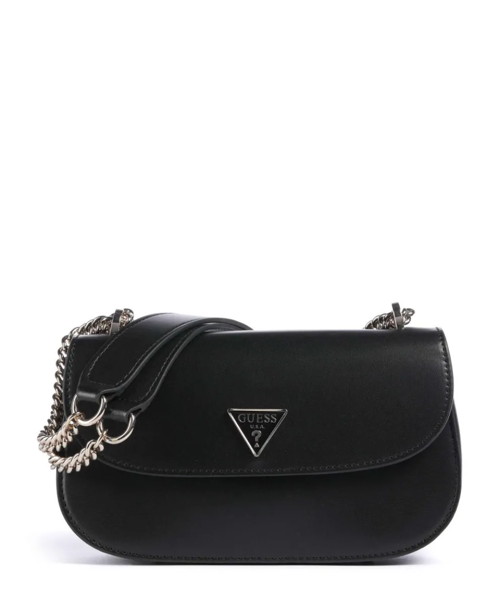 Daryna Schultertasche Lederimitat schwarz