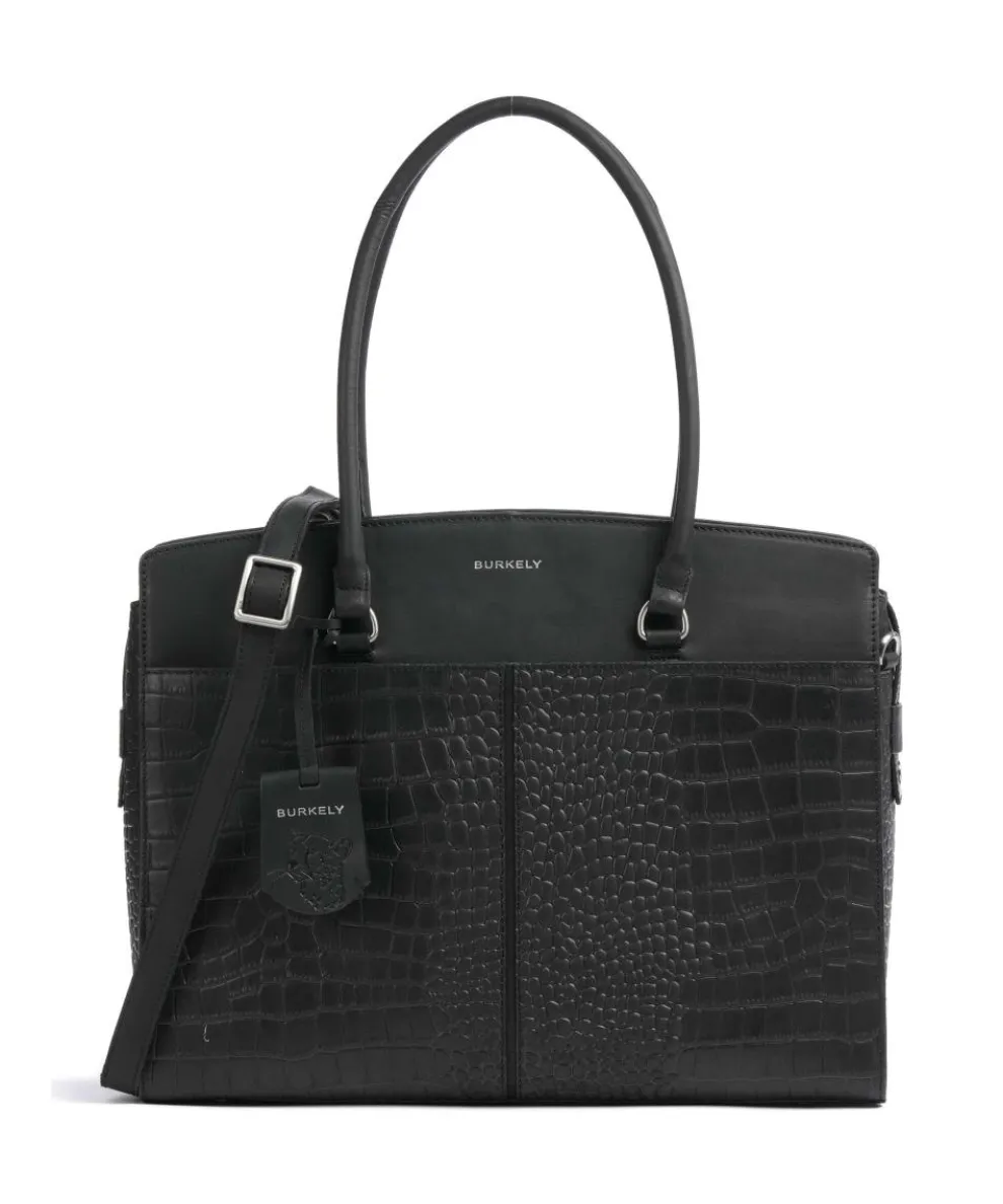 Cool Colbie Shopper 15″ geprägtes Leder schwarz