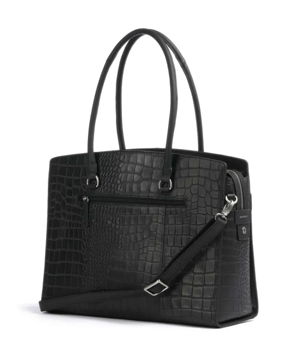 Cool Colbie Shopper 15″ geprägtes Leder schwarz