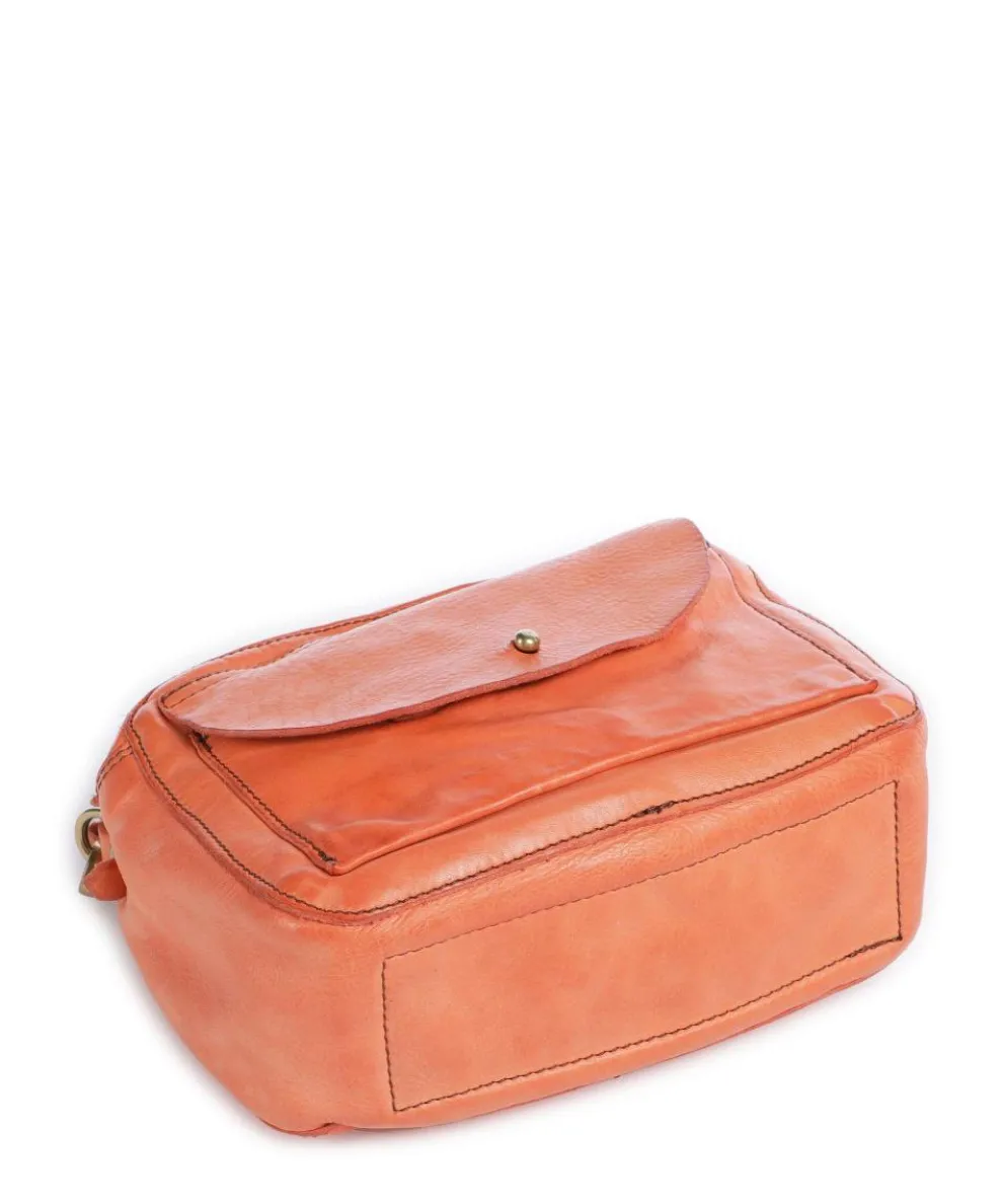 Schultertasche Rindsleder orange