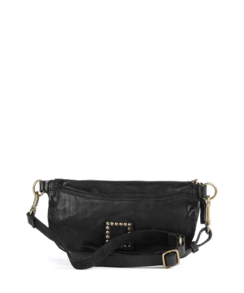 Gürteltasche genarbtes Rindsleder schwarz