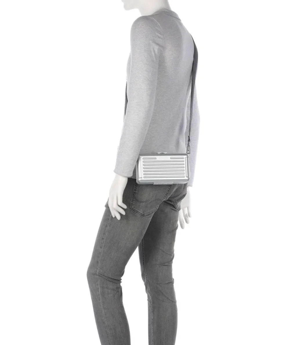 Next Umhängetasche Aluminium silber