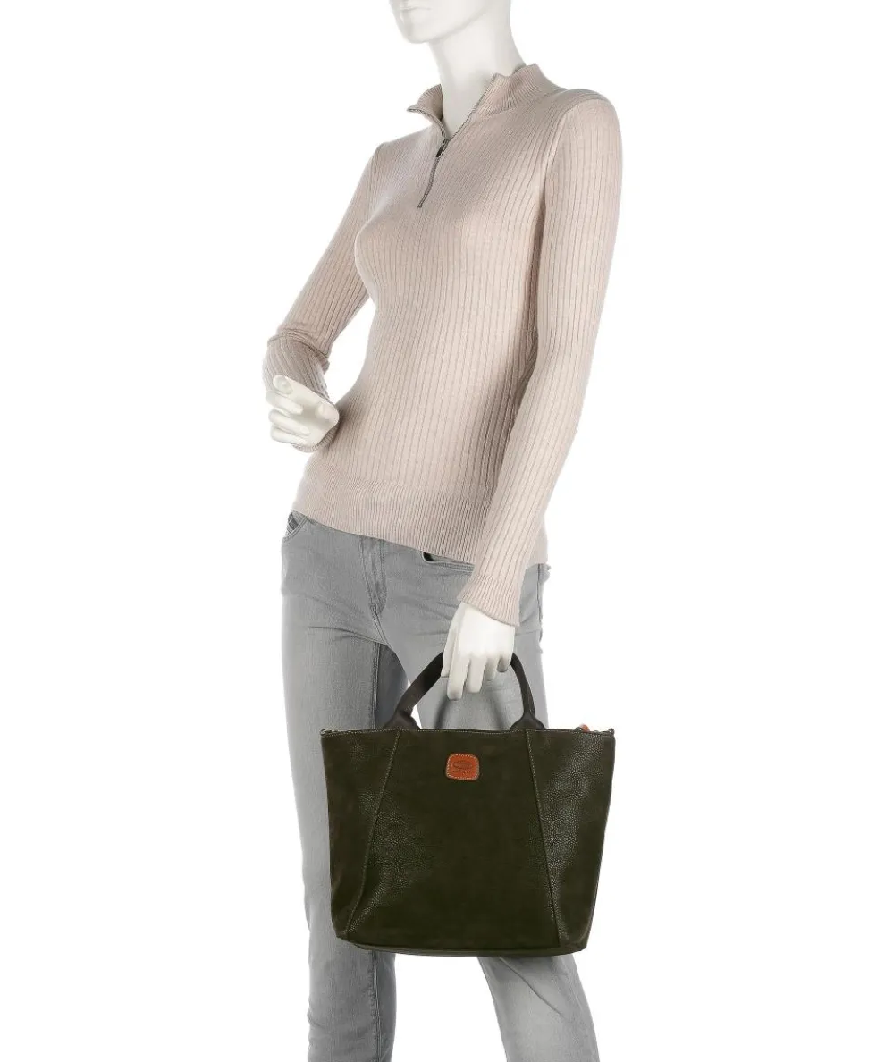 Life Handtasche Lederimitat olivgrün