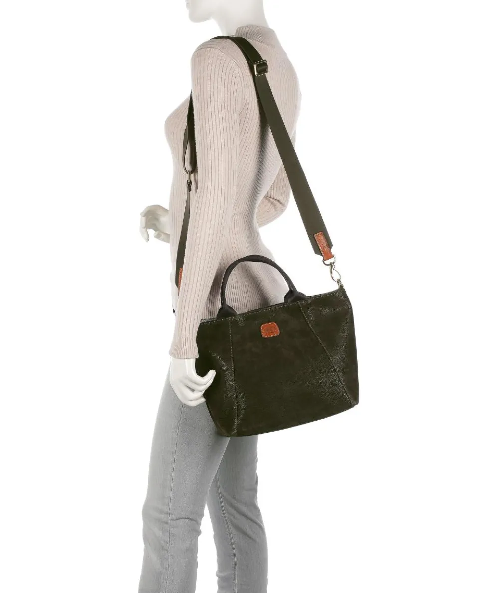 Life Handtasche Lederimitat olivgrün