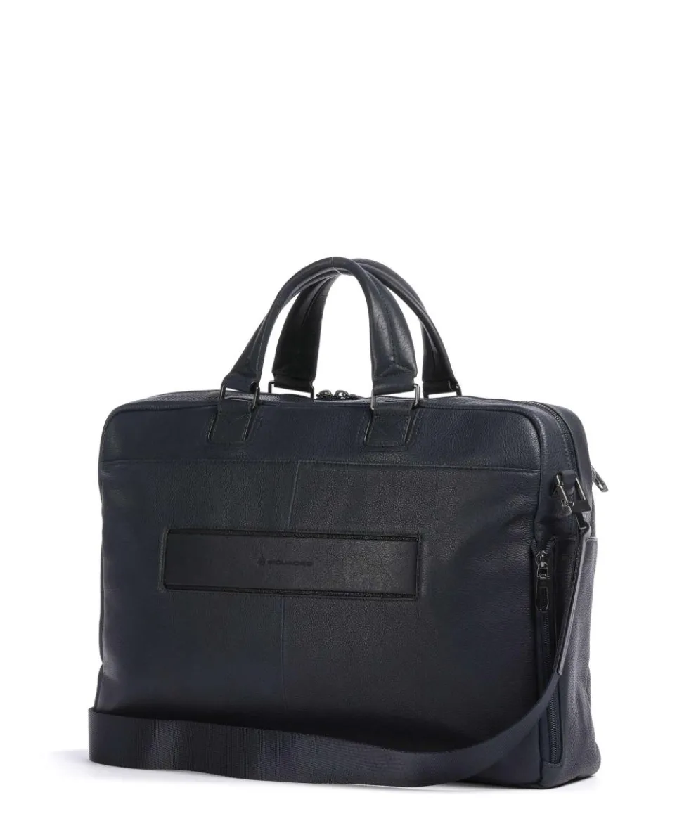 S134 Aktentasche 15″ genarbtes Rindsleder navy