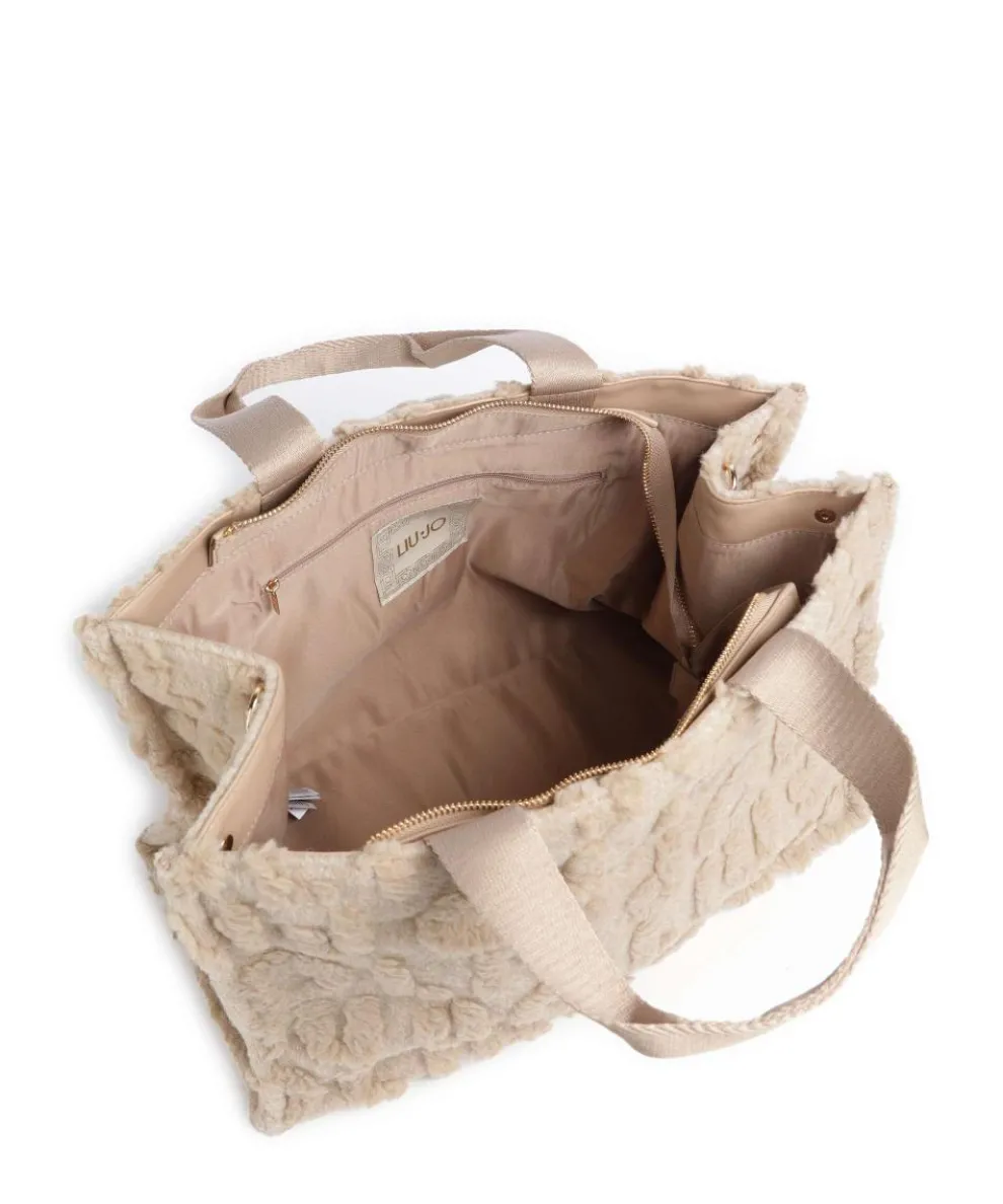 L Shopper Textil natur