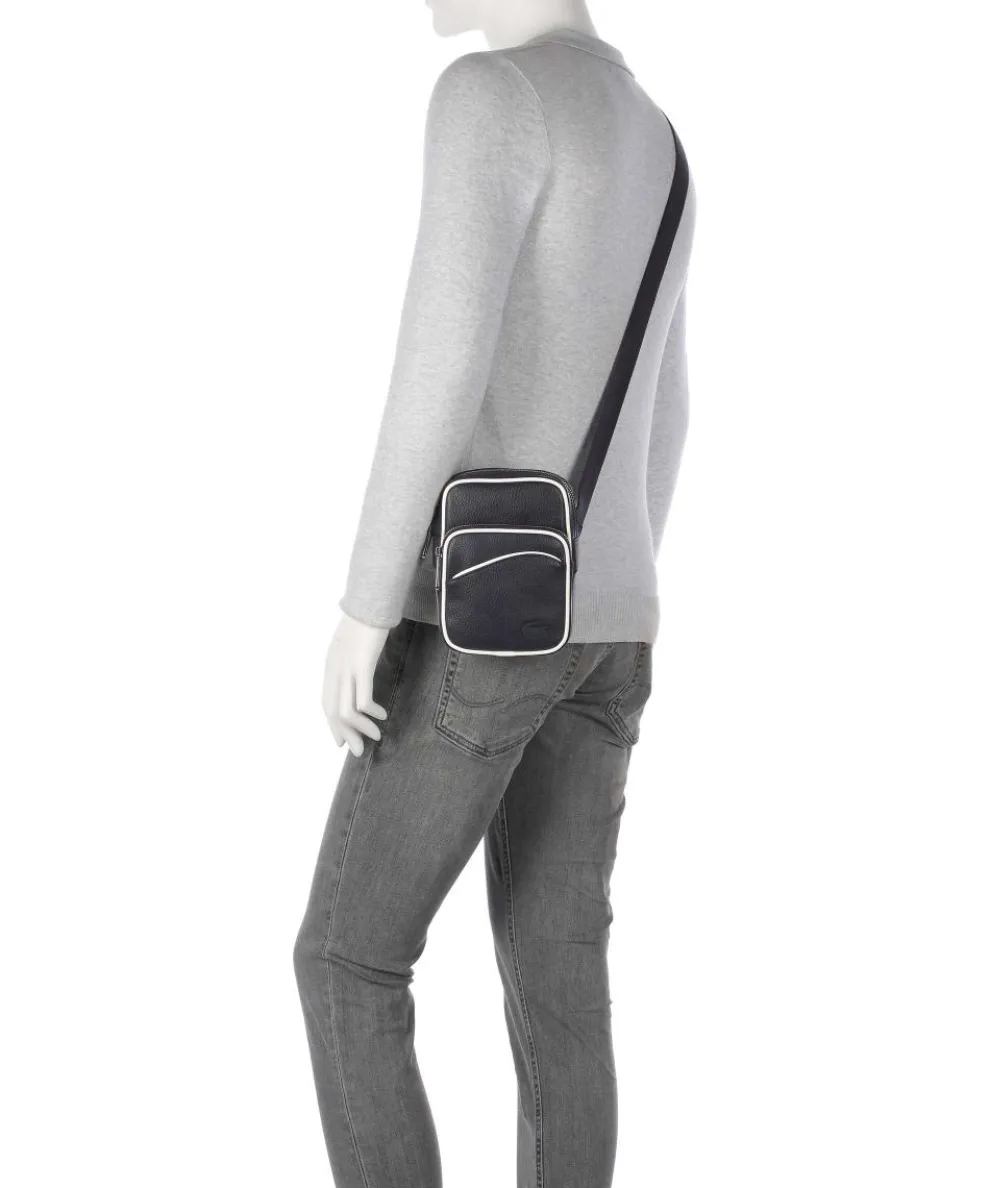 Angy Umhängetasche Polyurethane, genarbtes Rindsleder navy