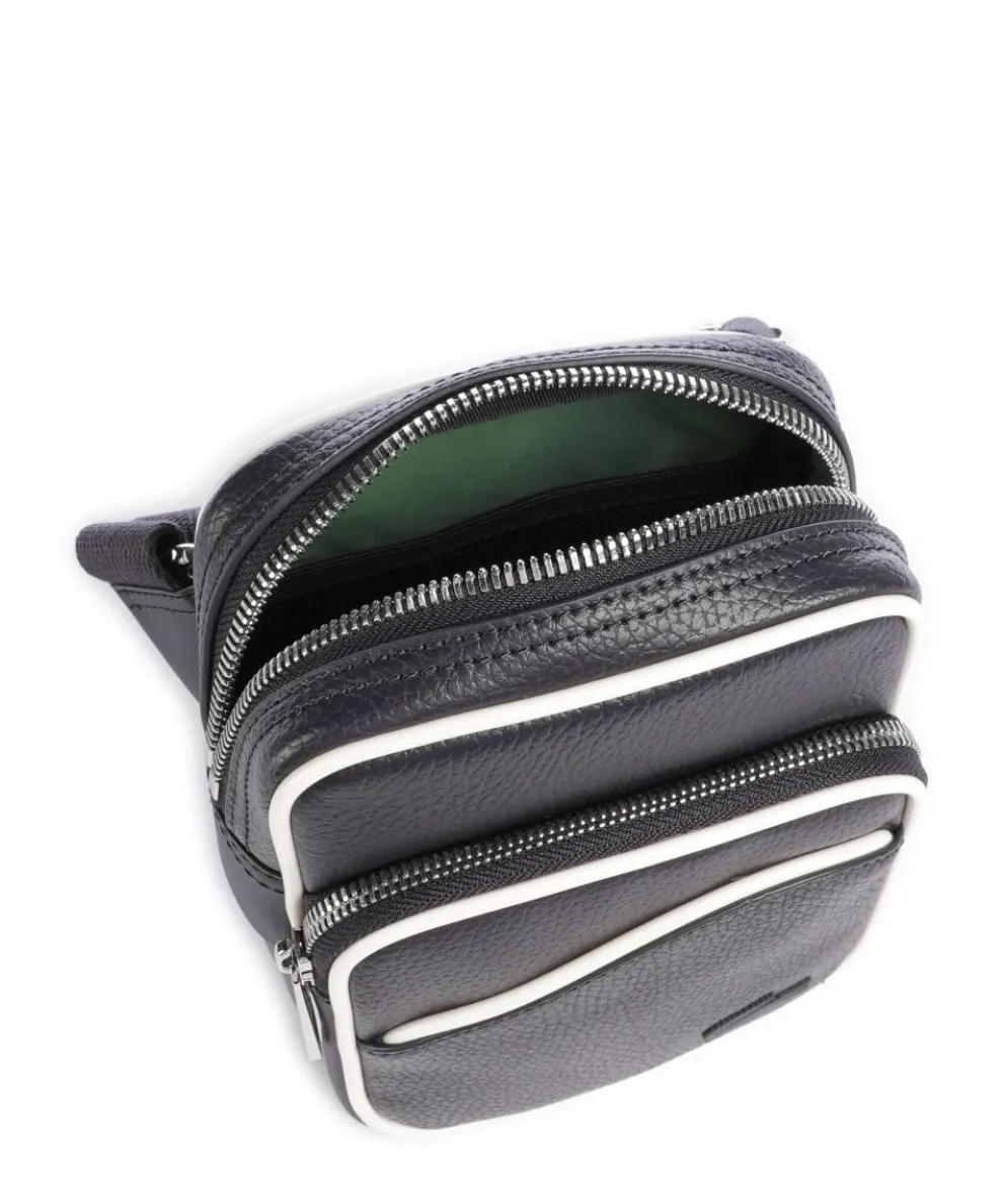 Angy Umhängetasche Polyurethane, genarbtes Rindsleder navy