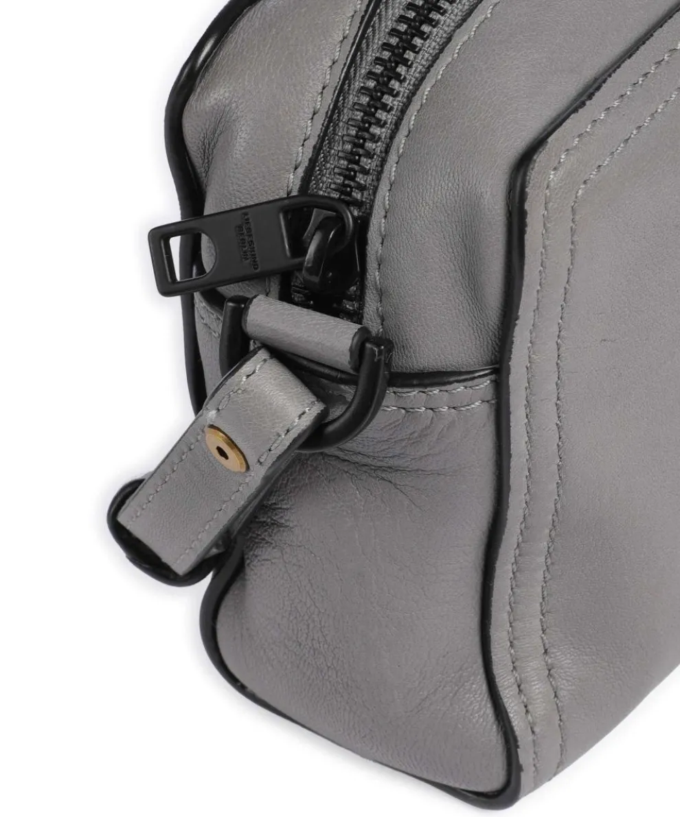 Chudy Sheep Natural S Umhängetasche Schafsleder grau