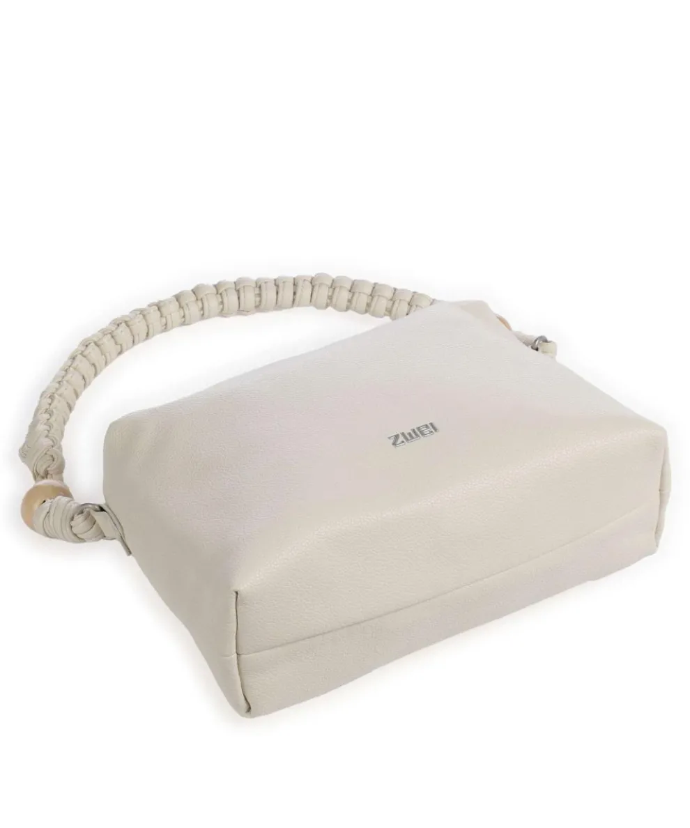 Perla PE60 Schultertasche Lederimitat elfenbein