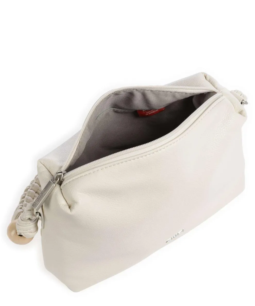 Perla PE60 Schultertasche Lederimitat elfenbein