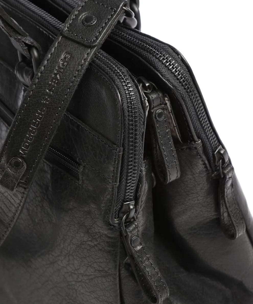 Bronco Shopper 15″ Büffelleder schwarz