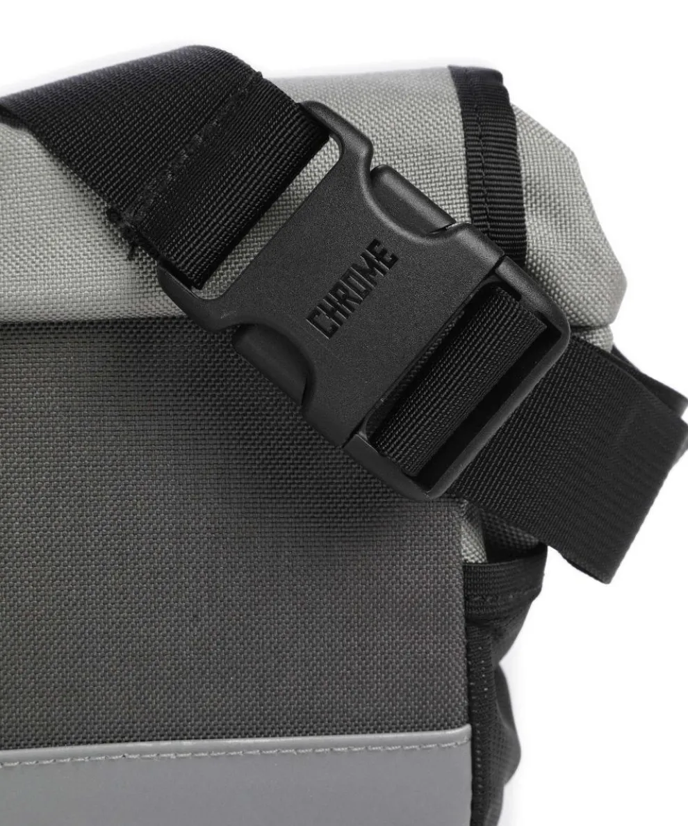 Doubletrack Lenkertasche Nylon grau/schwarz