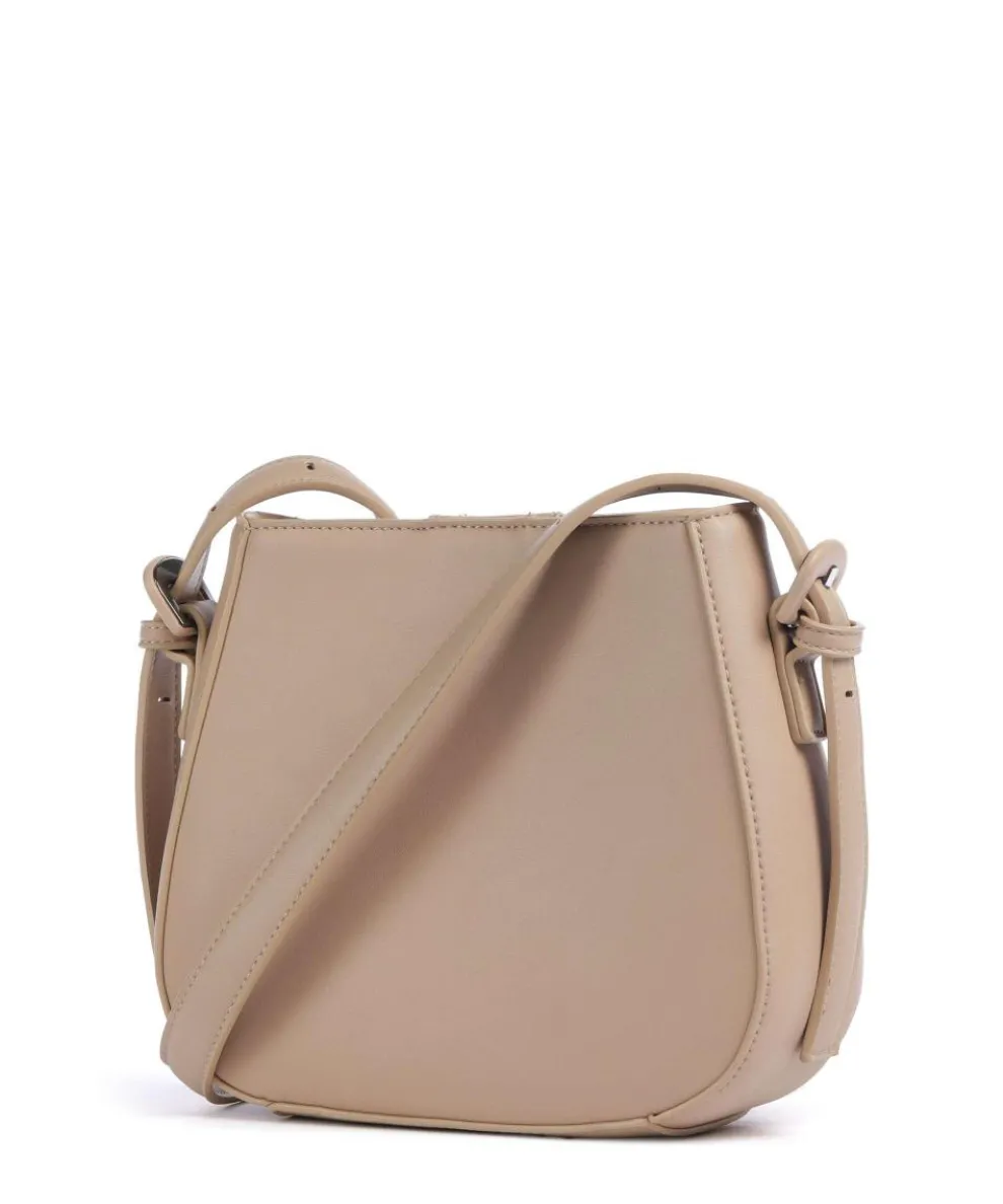 Luna Umhängetasche Lederimitat beige