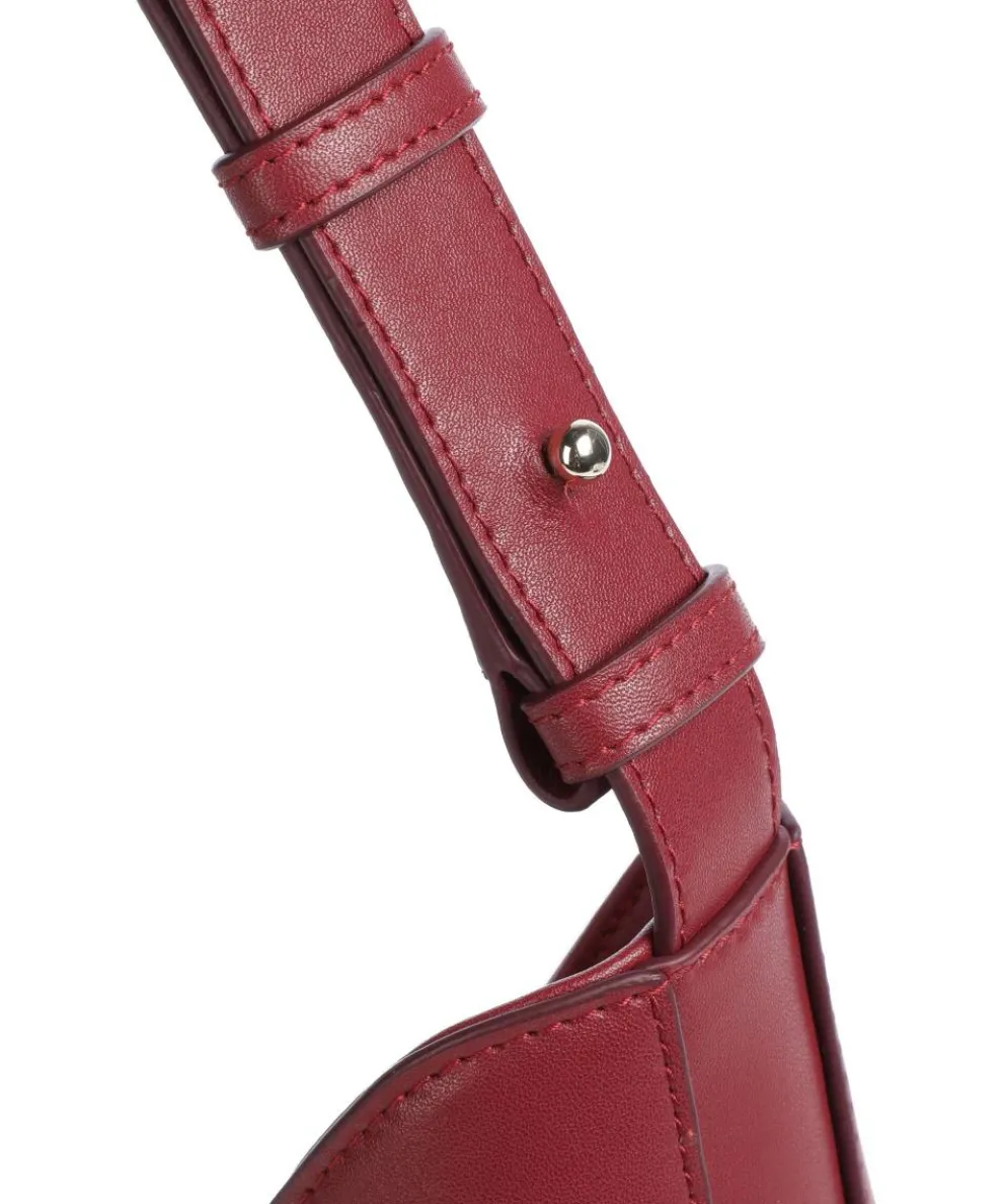 Goccia M Beuteltasche fein genarbtes Kalbsleder dunkelrot