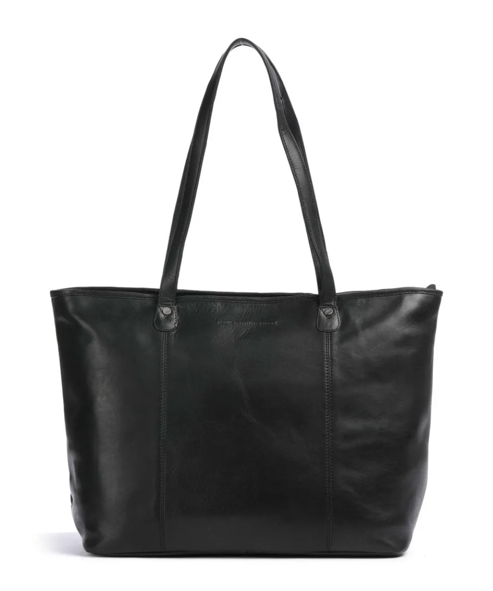 Novum Ferrera Shopper 14″ Rindsleder schwarz