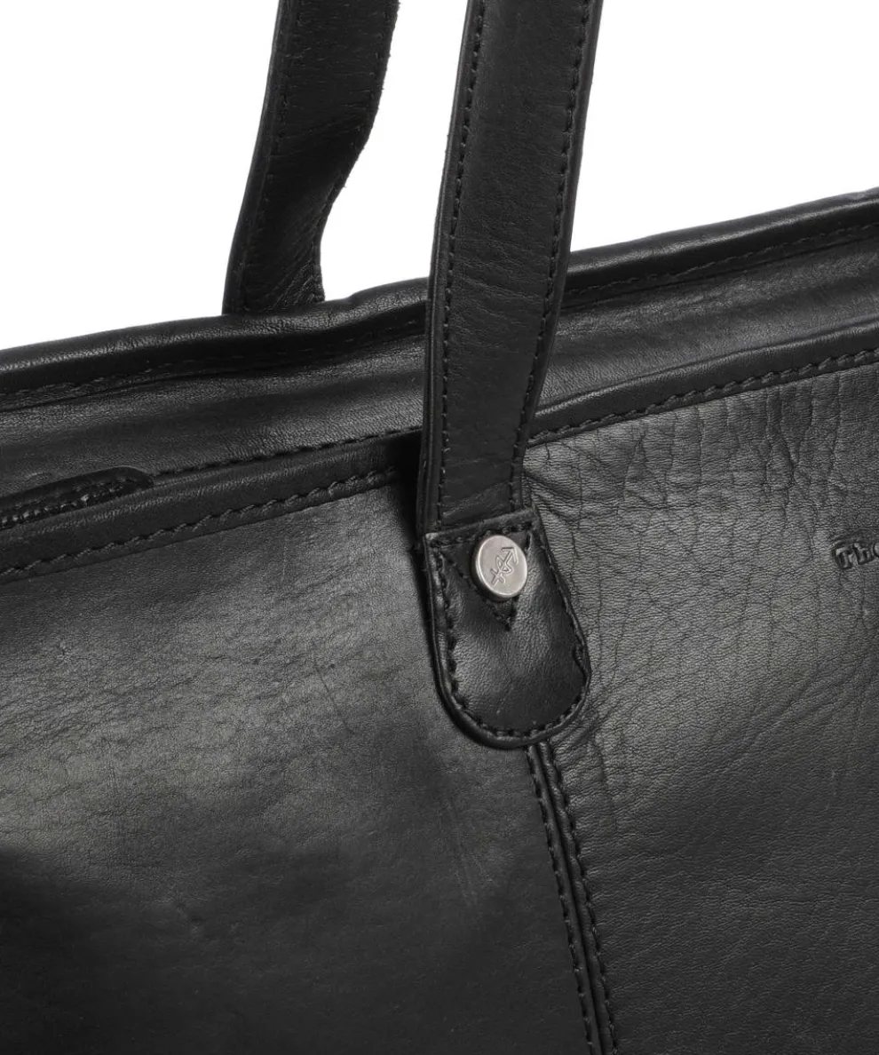 Novum Ferrera Shopper 14″ Rindsleder schwarz