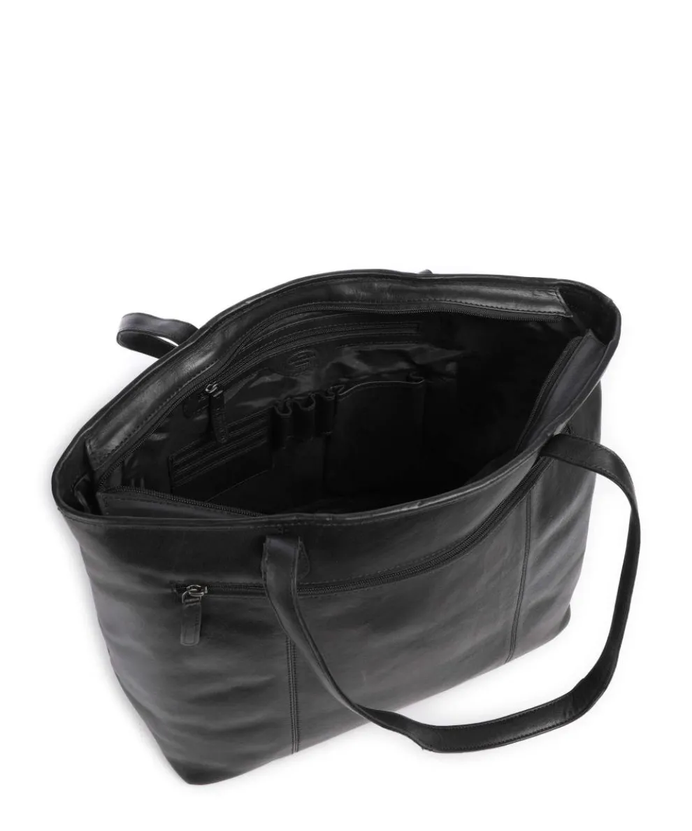 Novum Ferrera Shopper 14″ Rindsleder schwarz