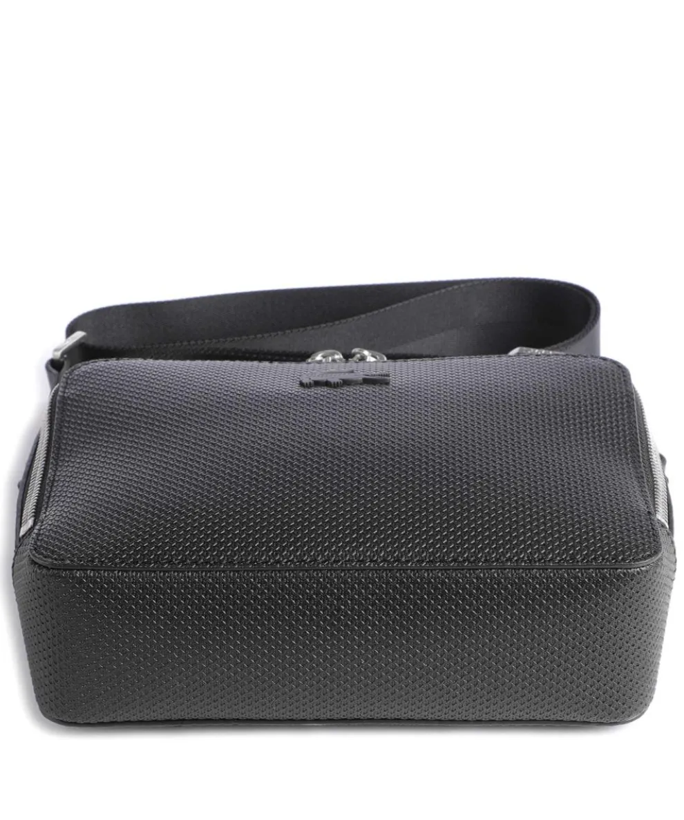 Chantaco Umhängetasche genarbtes Rindsleder schwarz