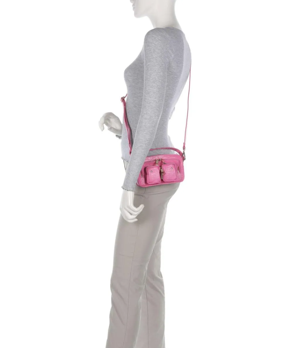 New Zealand Helena Umhängetasche geprägtes Leder pink