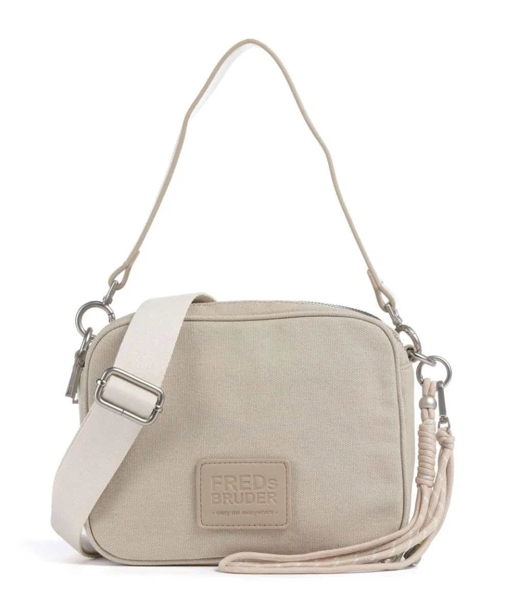 Carry Me Everywhere Schultertasche Canvas beige