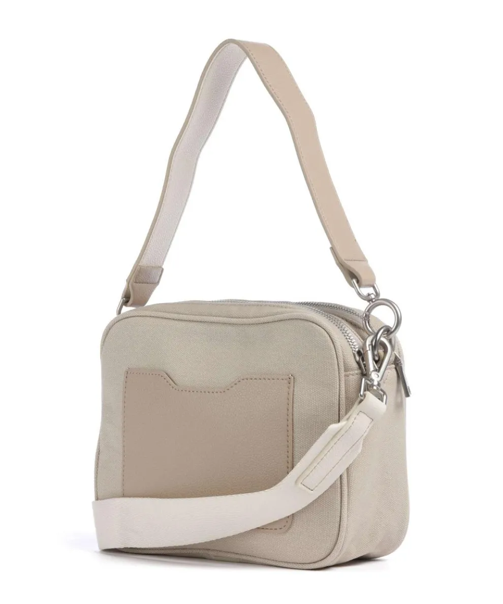 Carry Me Everywhere Schultertasche Canvas beige