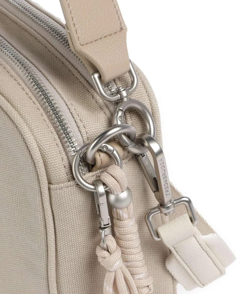 Carry Me Everywhere Schultertasche Canvas beige