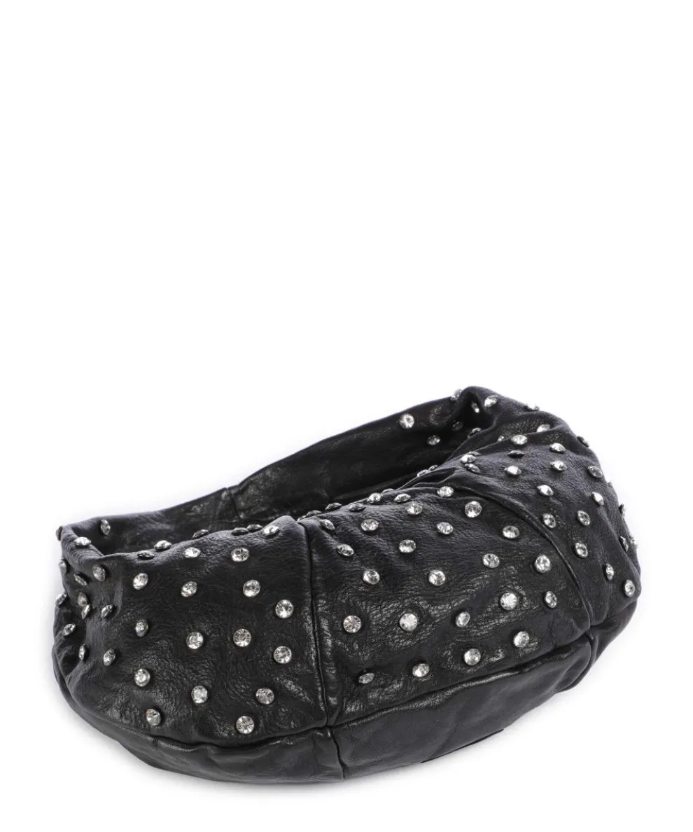 Beuteltasche Rindsleder schwarz