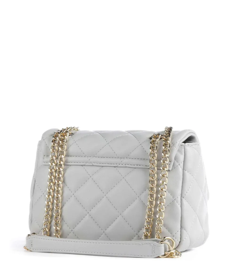 Ocarina Schultertasche Lederimitat grau