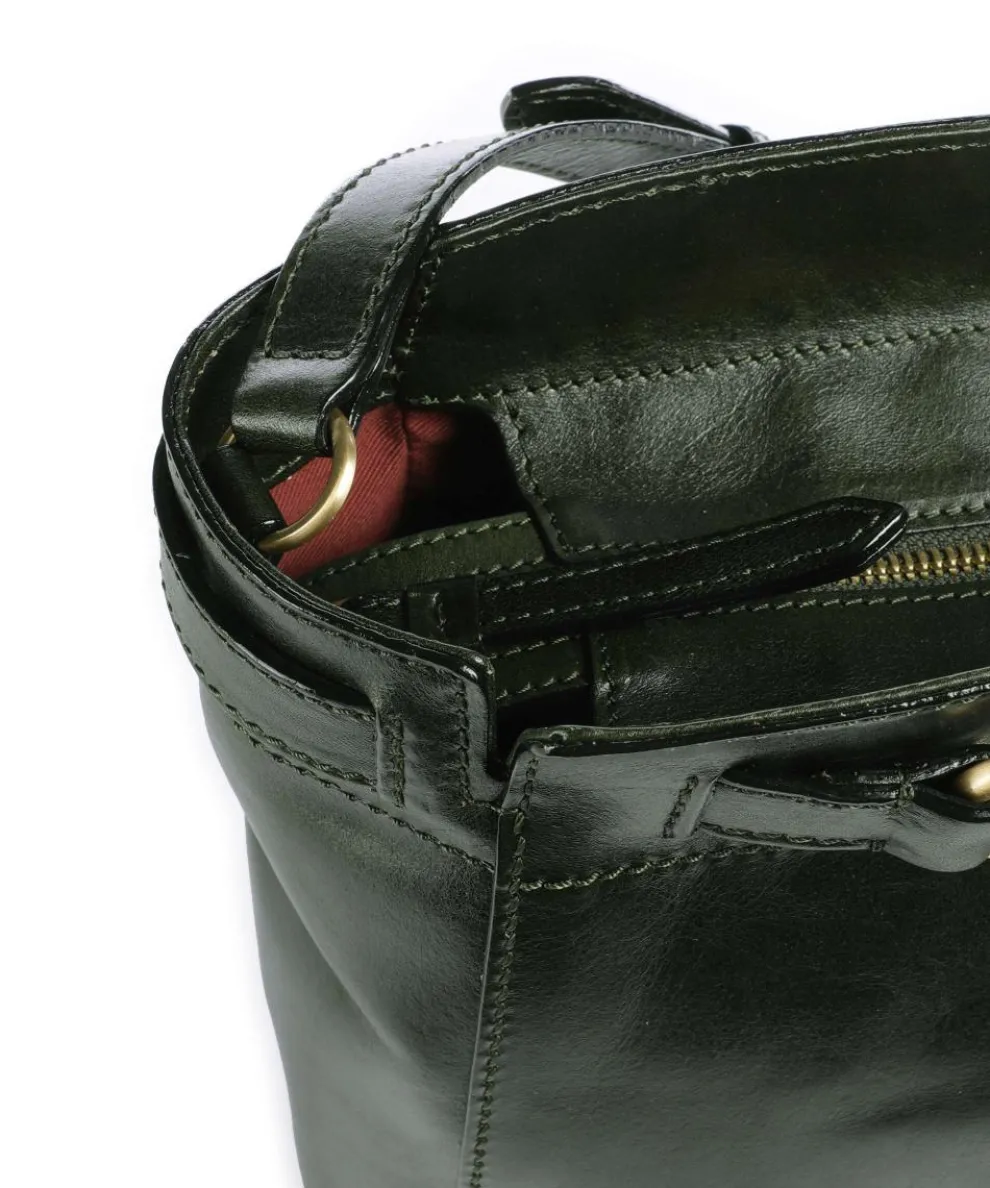 Isotta Umhängetasche fein genarbtes Rindsleder khaki