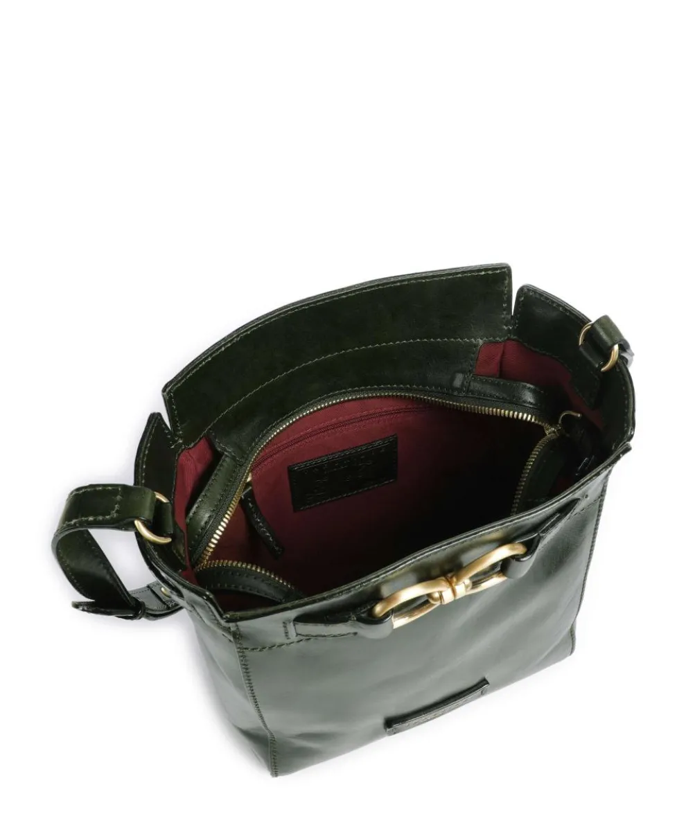 Isotta Umhängetasche fein genarbtes Rindsleder khaki