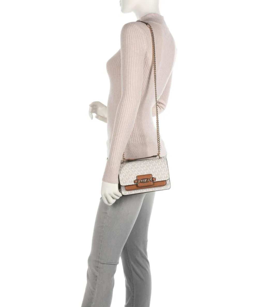 Heather Schultertasche Canvas elfenbein/braun