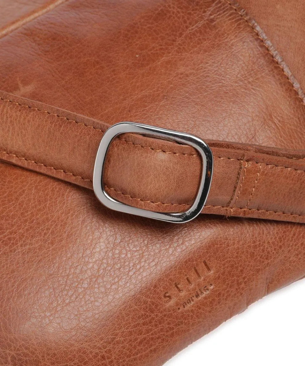 Basic Umhängetasche Büffelleder braun