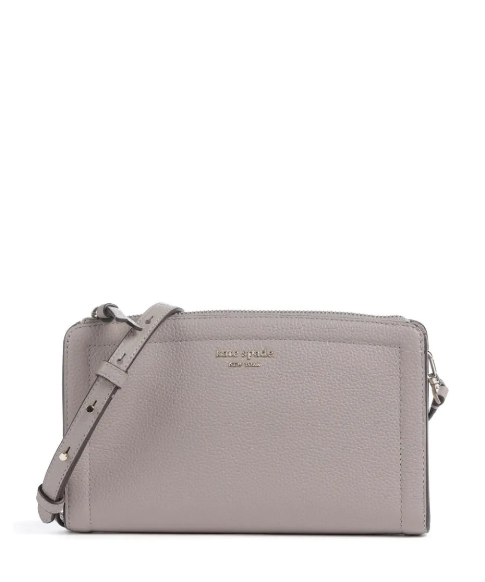 Knott Umhängetasche genarbtes Rindsleder taupe