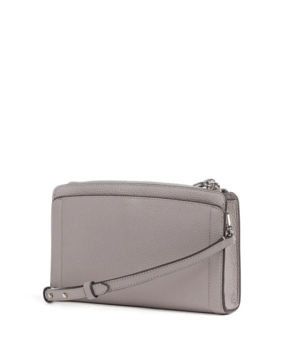 Knott Umhängetasche genarbtes Rindsleder taupe