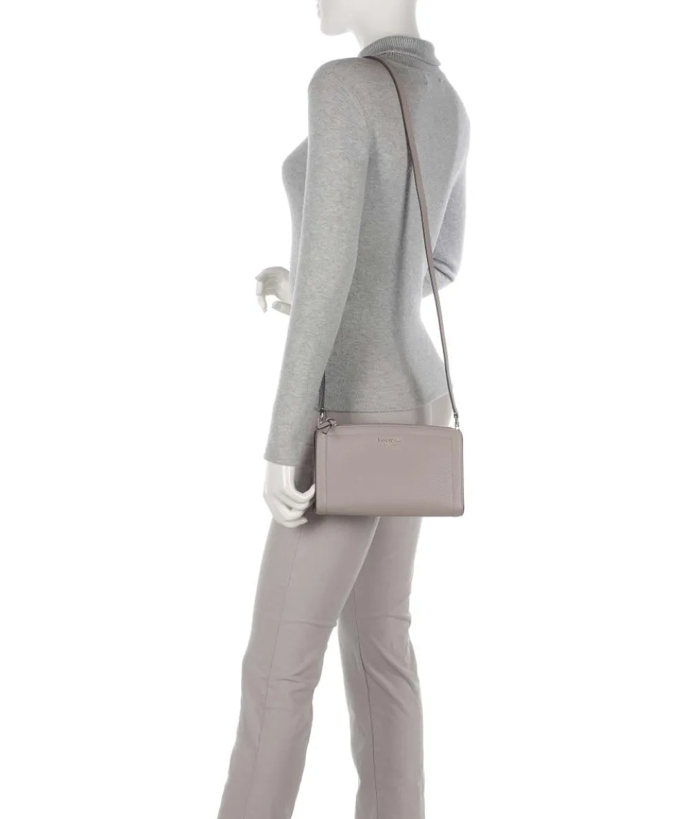 Knott Umhängetasche genarbtes Rindsleder taupe