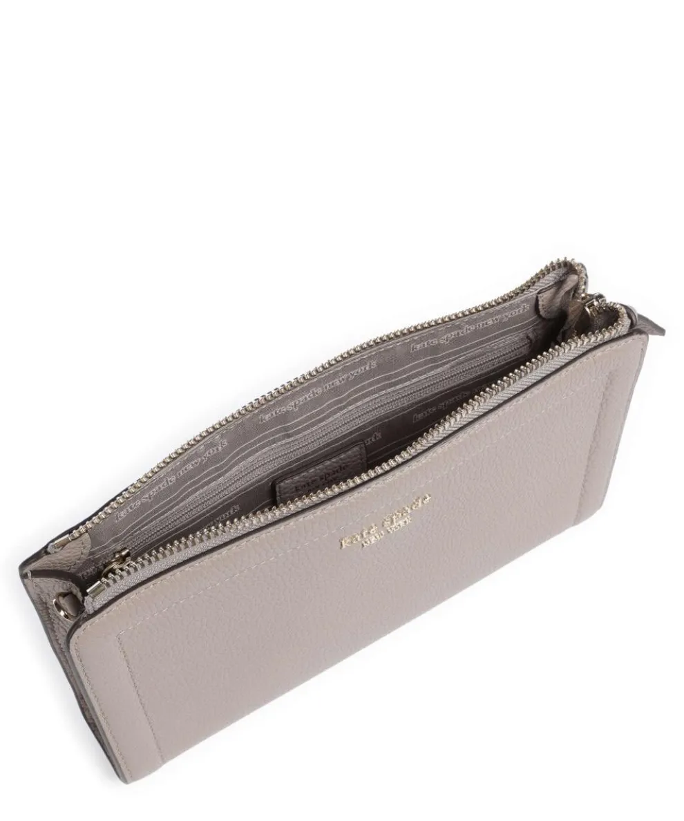 Knott Umhängetasche genarbtes Rindsleder taupe