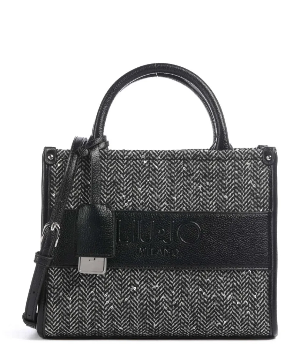 Ridhi S Handtasche Polyester schwarz