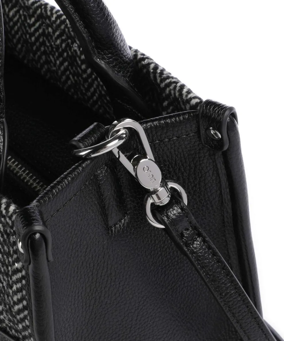 Ridhi S Handtasche Polyester schwarz