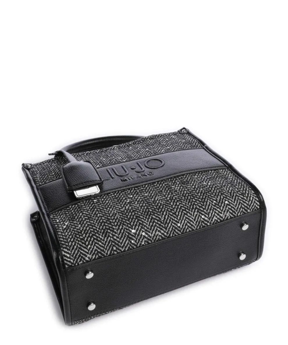 Ridhi S Handtasche Polyester schwarz