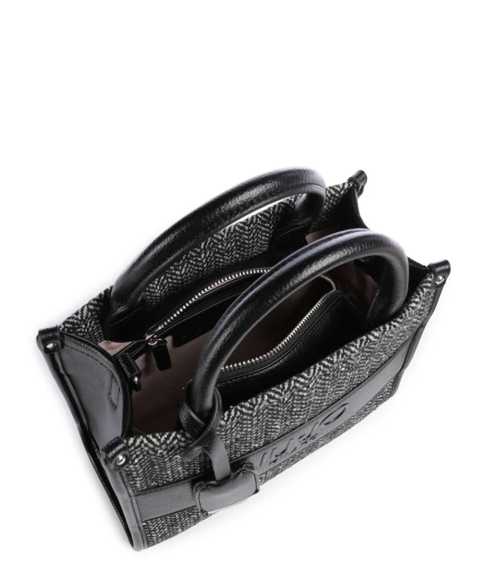 Ridhi S Handtasche Polyester schwarz