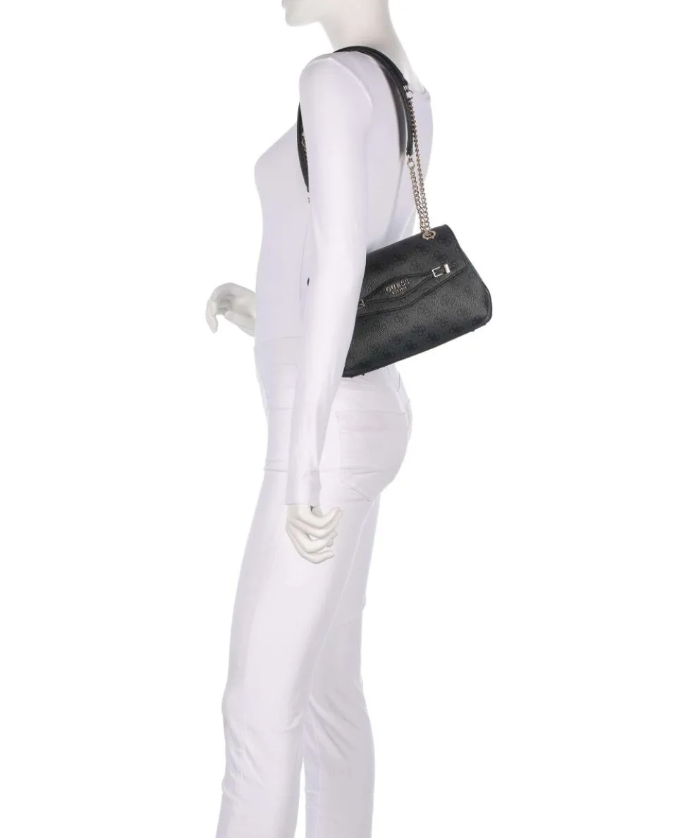 Katya 4G Logo Schultertasche Lederimitat anthrazit