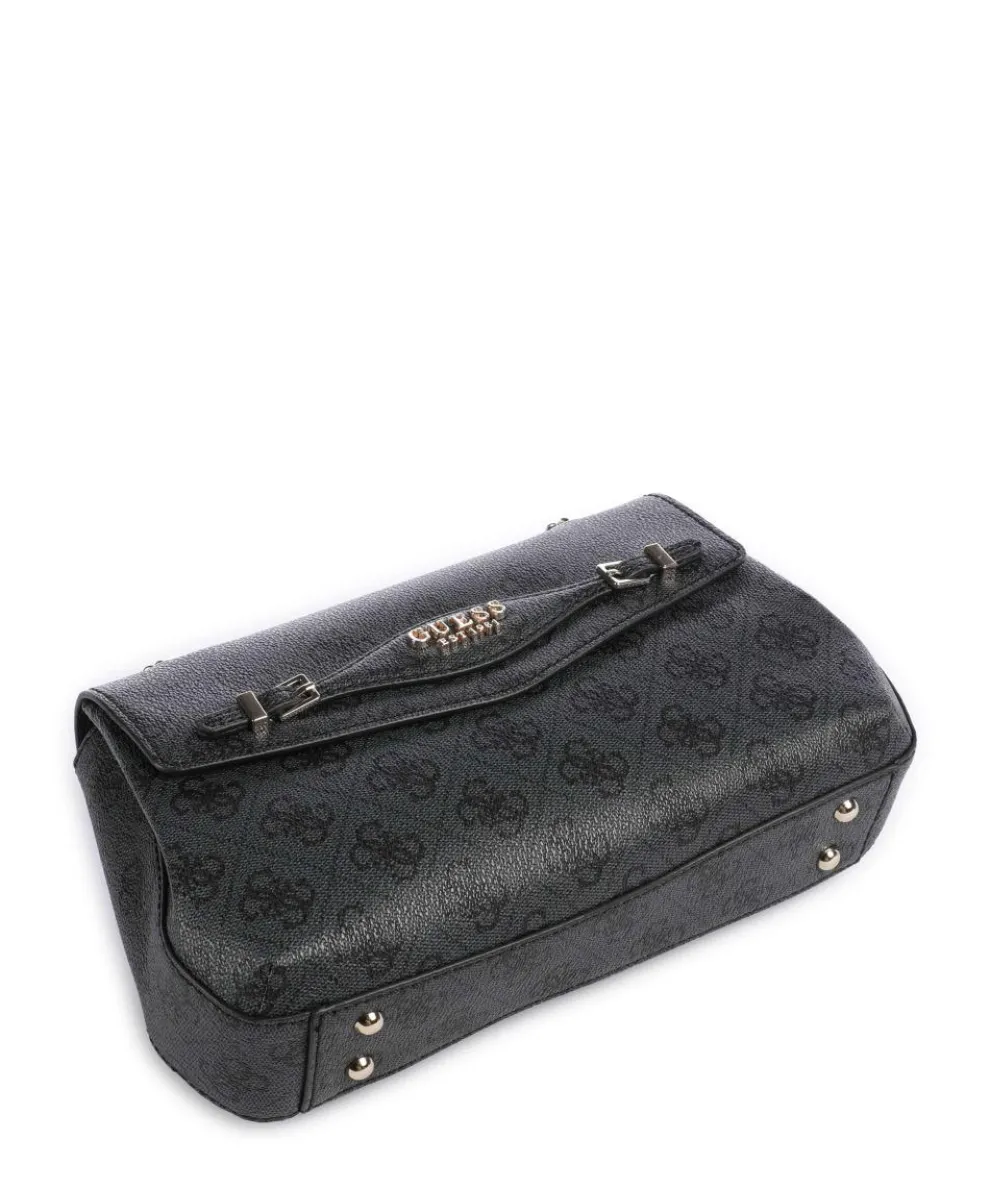 Katya 4G Logo Schultertasche Lederimitat anthrazit