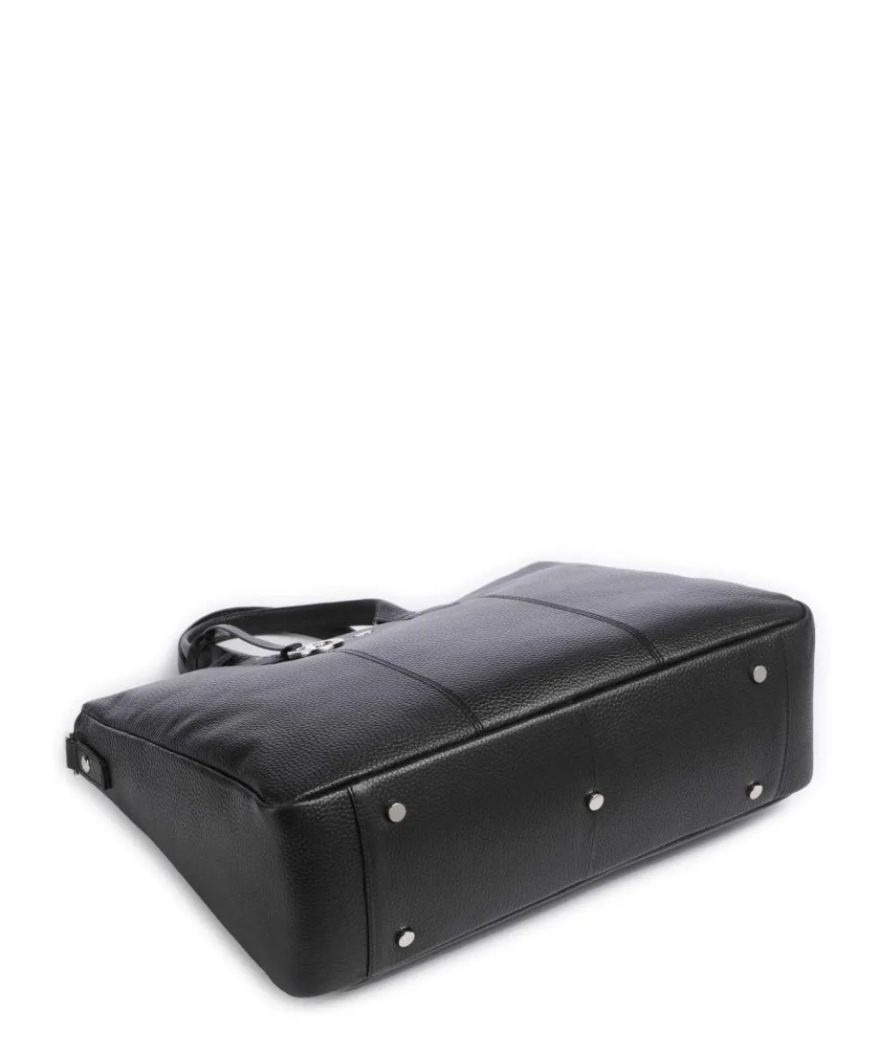 Hanna Aktentasche 14″ genarbtes Rindsleder schwarz